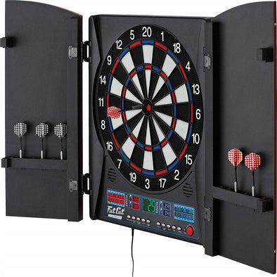 Fat Cat Electronix Dartboard and Cabinet