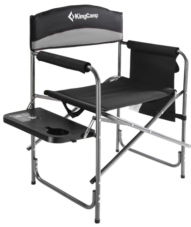 King Camp Grey Folding Camp Chair