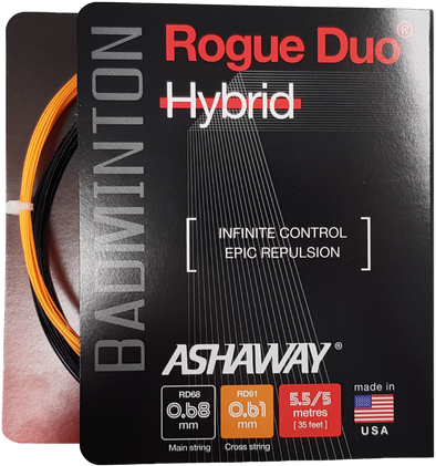 Ashaway Rogue Duo Hybrid Badminton String