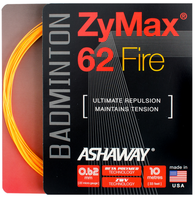 Ashaway ZyMax 62 Fire Badminton String